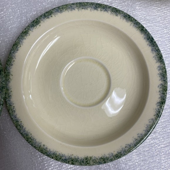 7pc Vintage England Handpaint Poole Pottery Green Vineyard Grape Teapot cup set - Picture 16 of 16